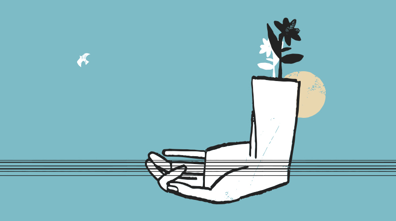 আয়ুরেখা ধরে চলে গেছে যে নিরীহ জীবন