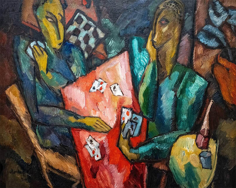 The Card Players by Hale Woodruff, Harlem Renaissance-