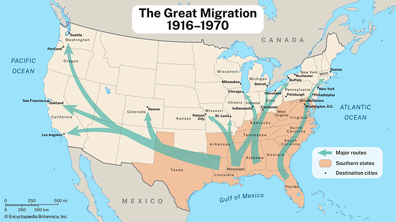 The Great Migration, Harlem Renaissance